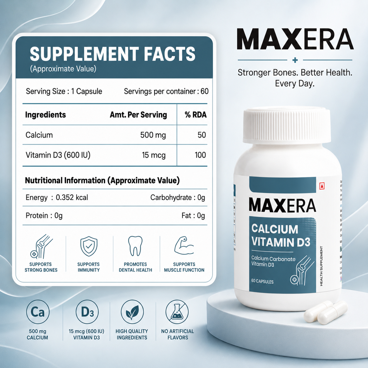 Calcium & Vitamin D3  Capsule
