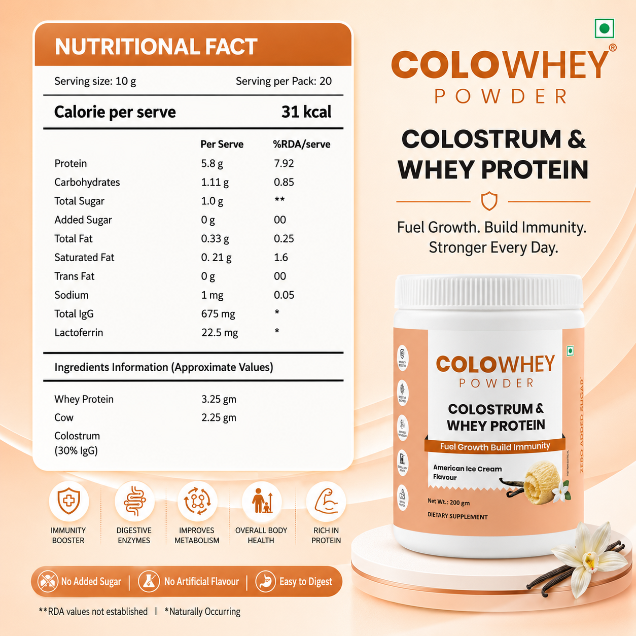 Colostrum with  Protein