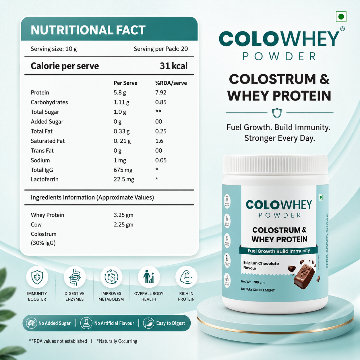 Colostrum with  Protein