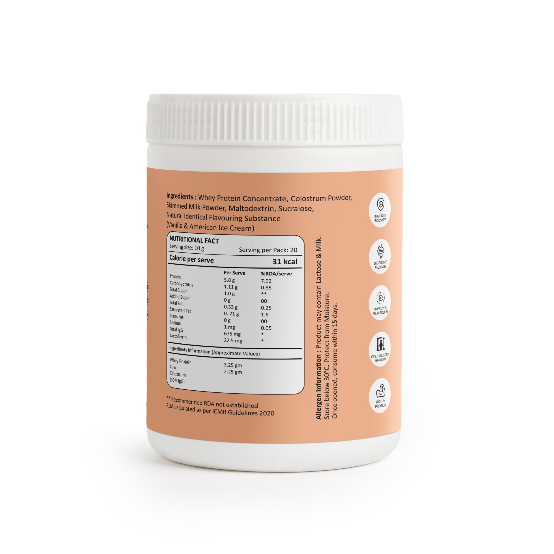 Colostrum with  Protein