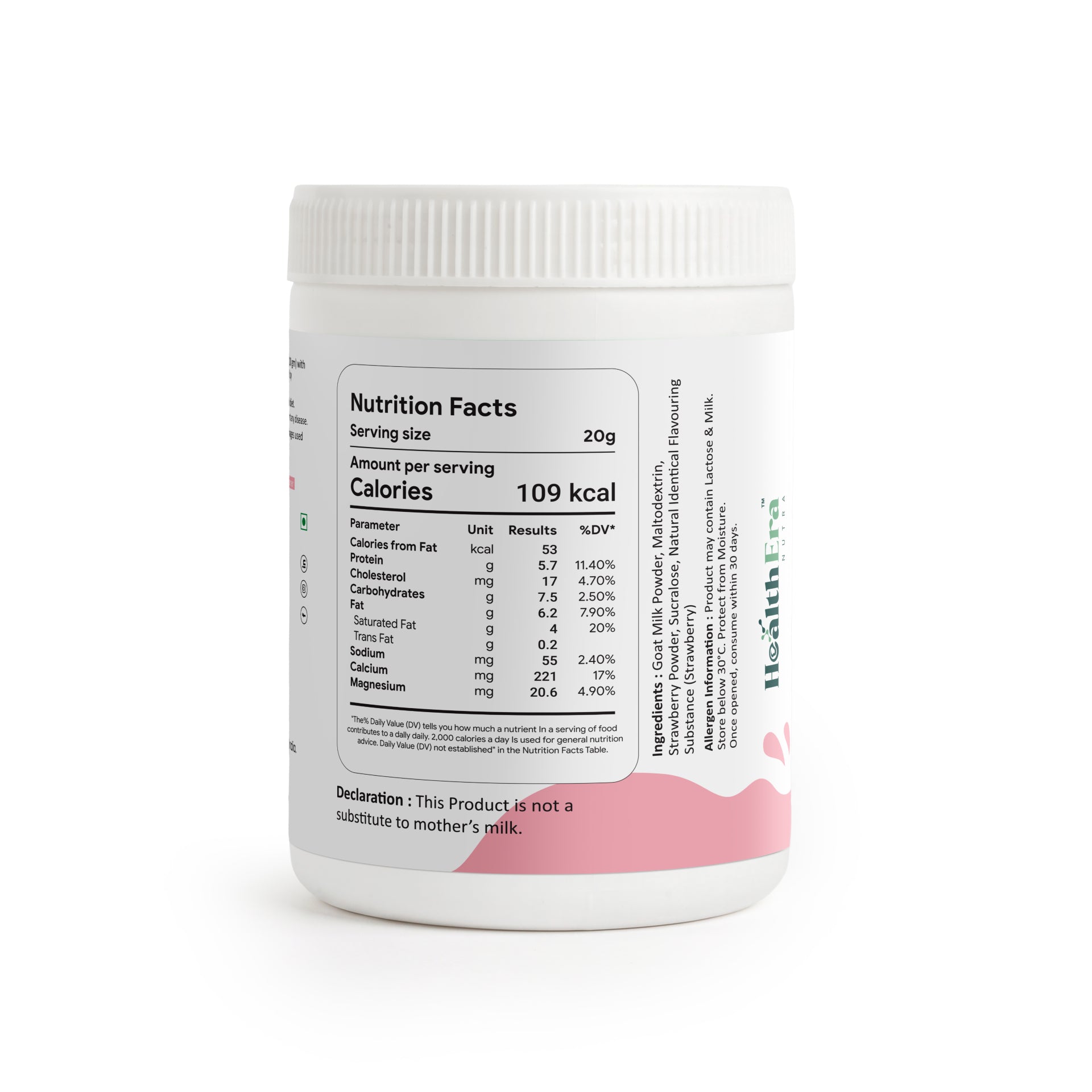 Goat Milk Powder   (Strawberry)