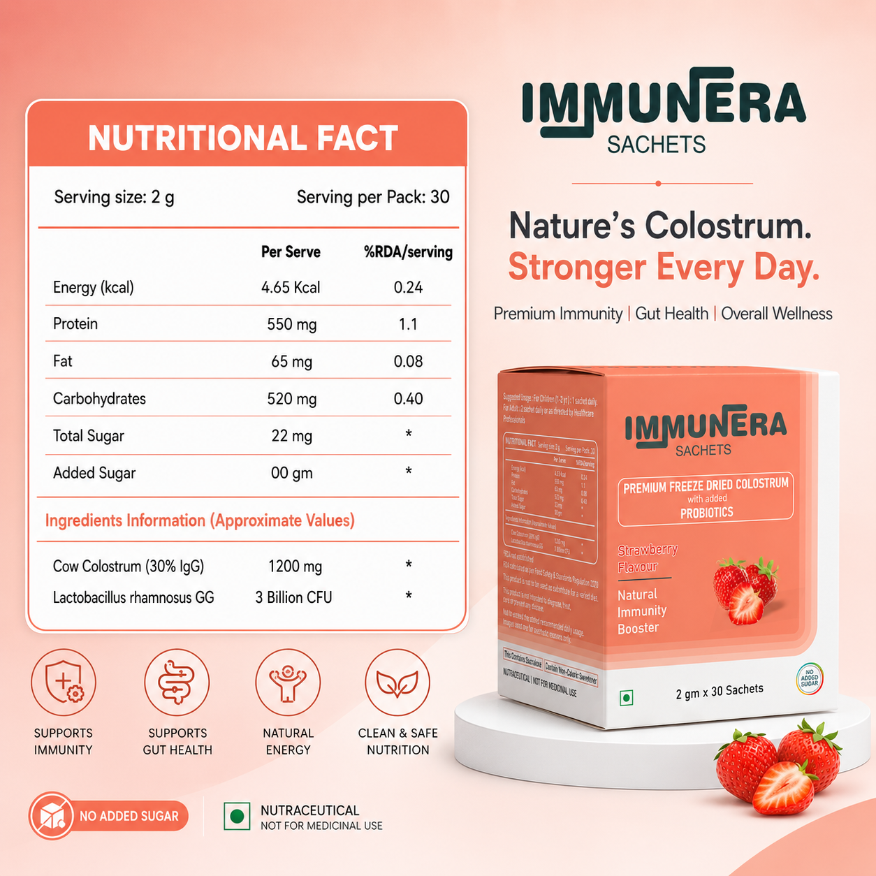 Colostrum Sachet