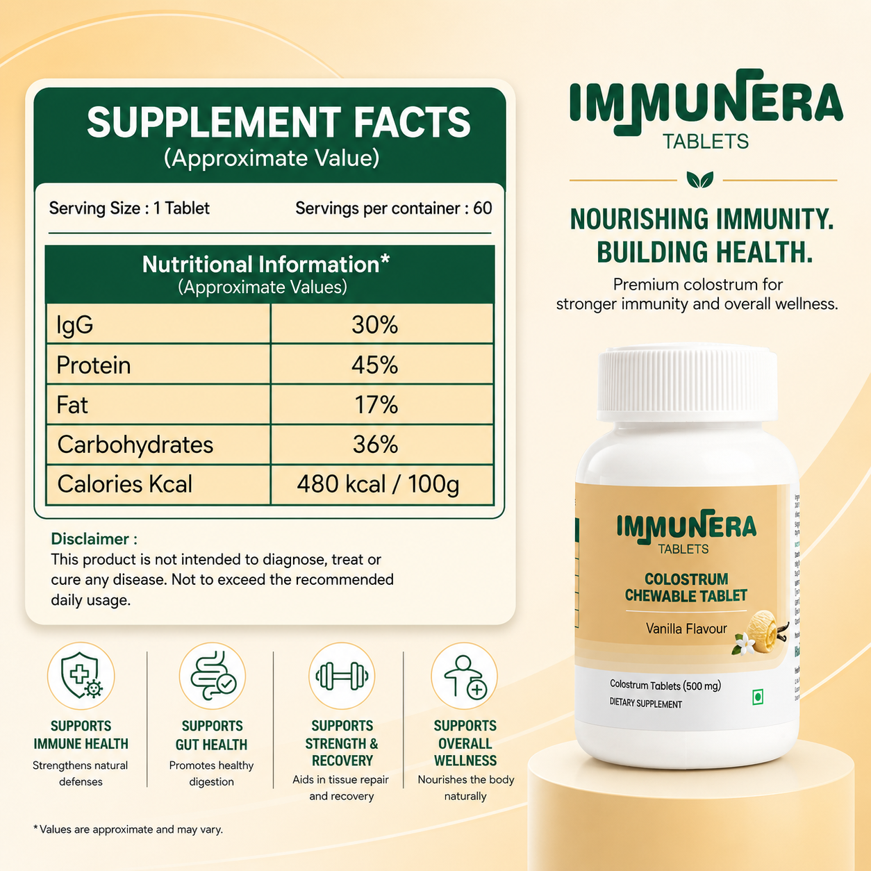 Colostrum Chewable  Tablet