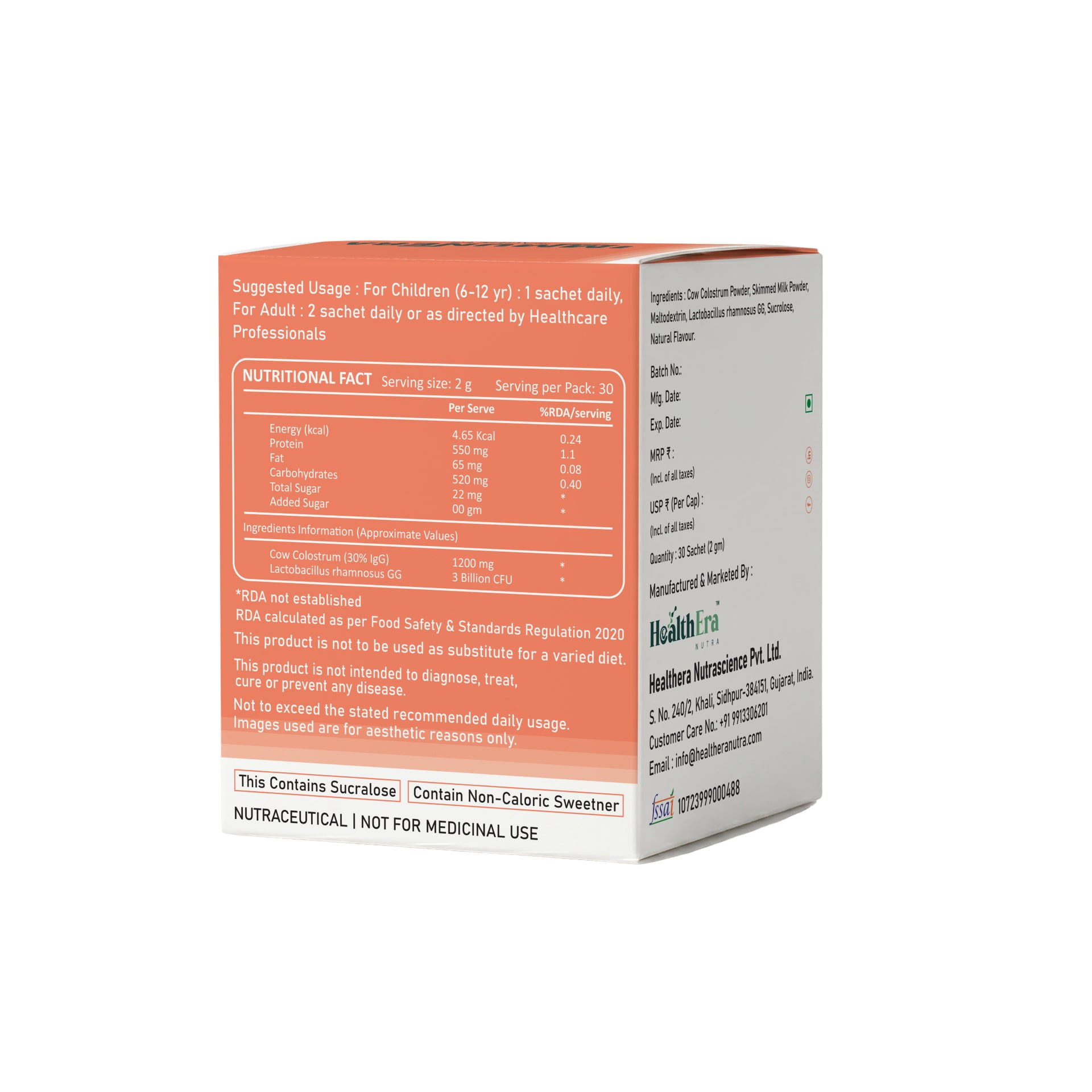 Colostrum Sachet