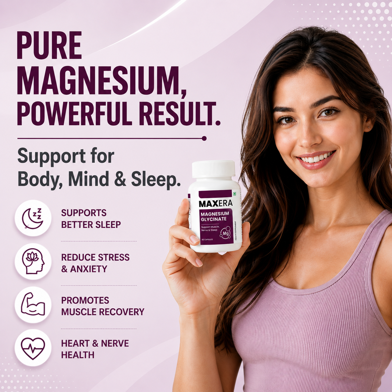 MAXERA Magnesium Glycinate Capsules