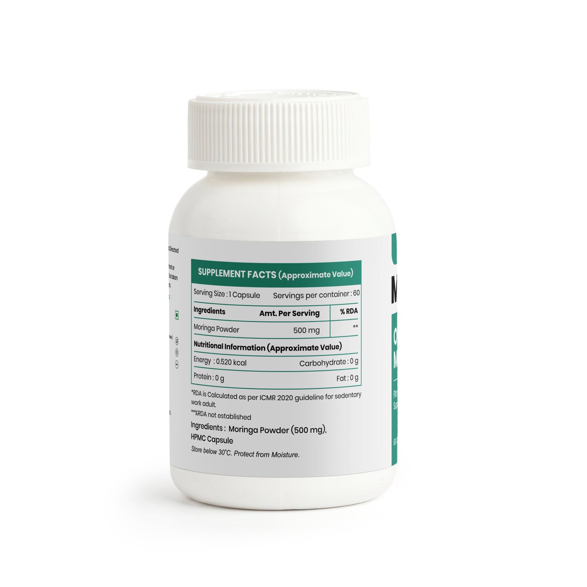 Organic Moringa  Capsule