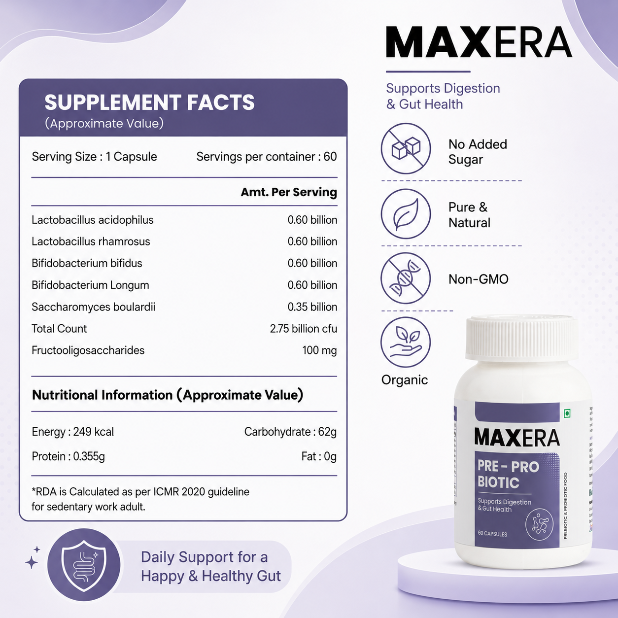 Pre – Pro Biotic  Capsule